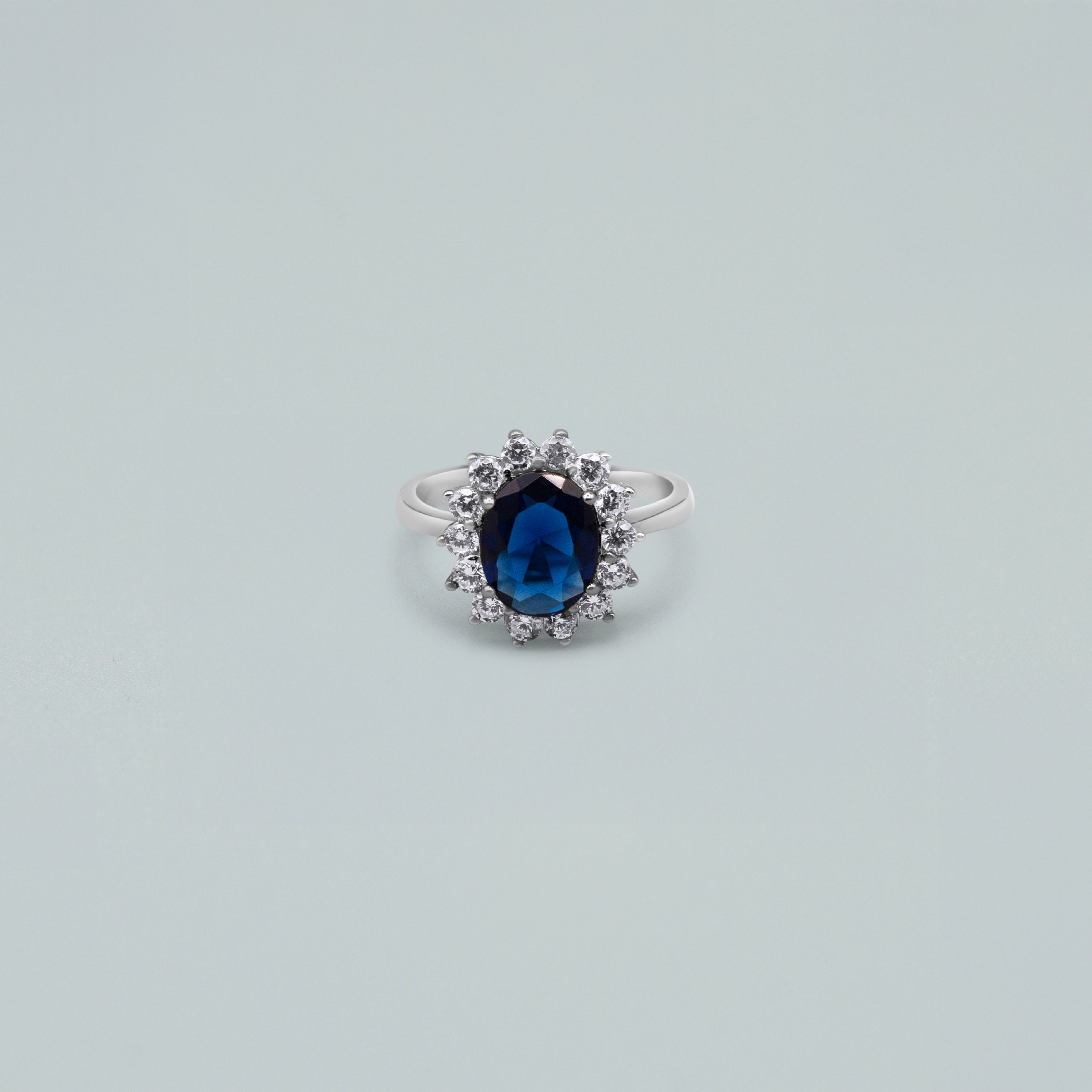 Anello "Your Grace" – Argento 925 (Blu)