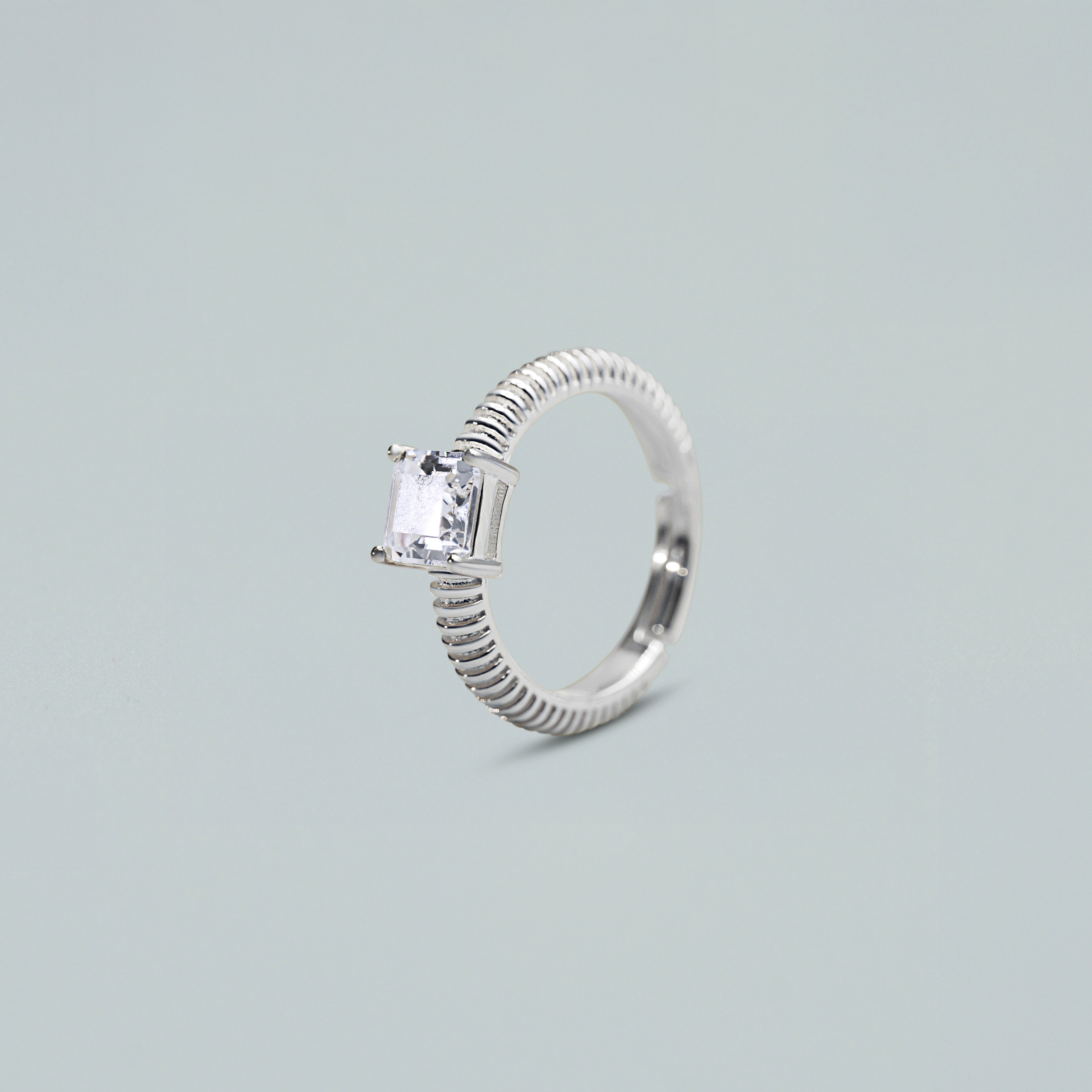 Anello "Timeless Glow" – Argento 925