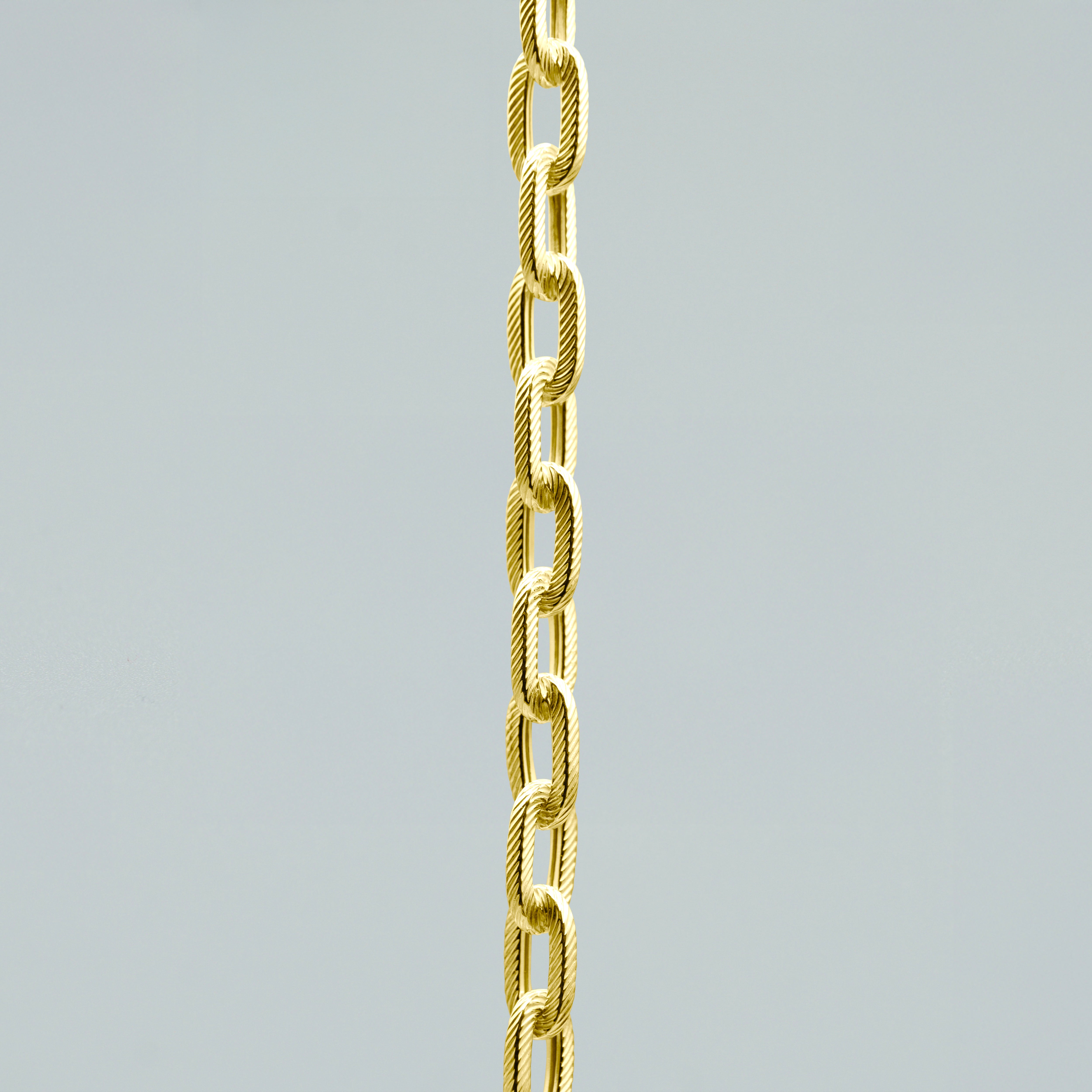 Bracciale "Chained" in Argento 925 con Finitura Dorata