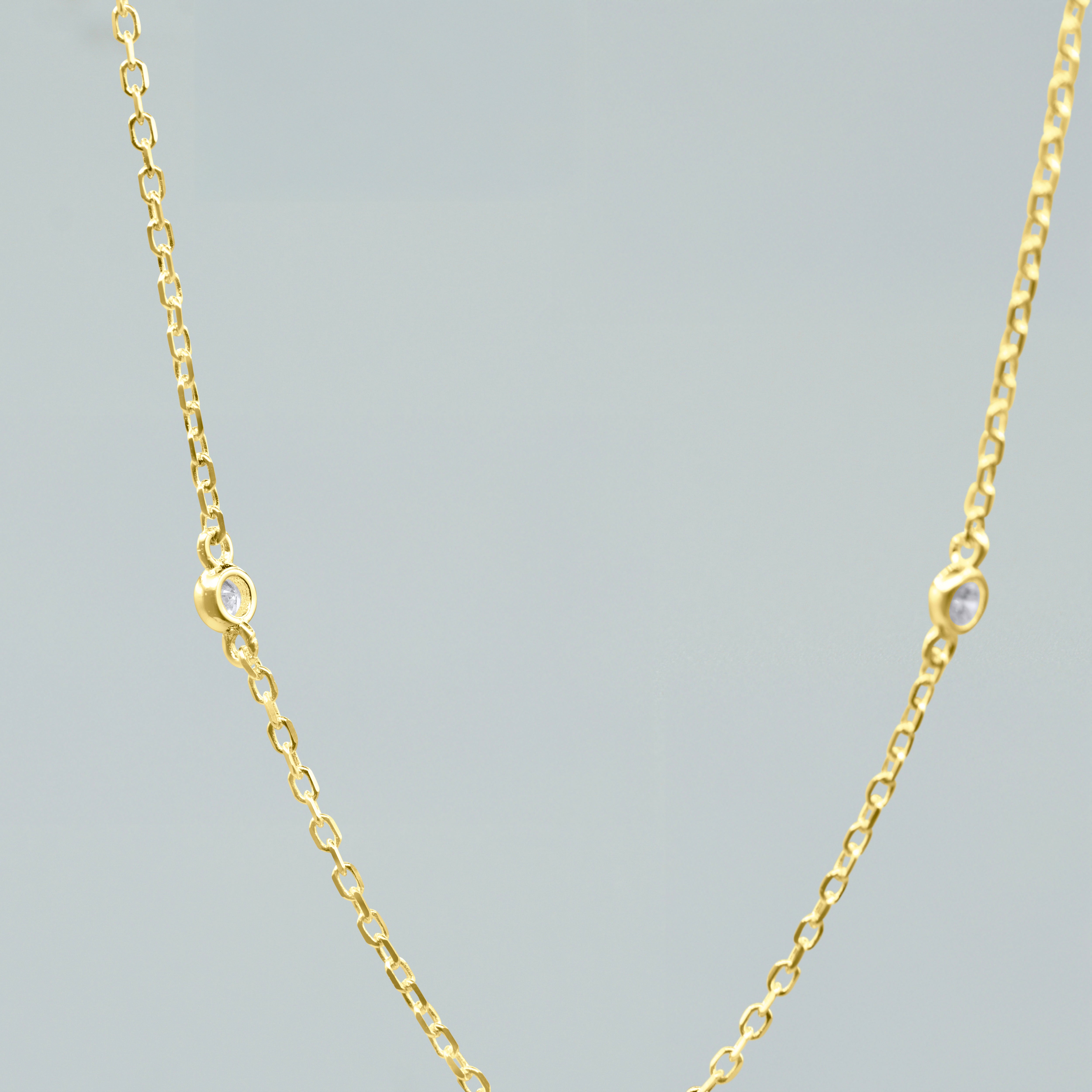 Collana "Interstellar" in Argento 925 - Finitura Dorata