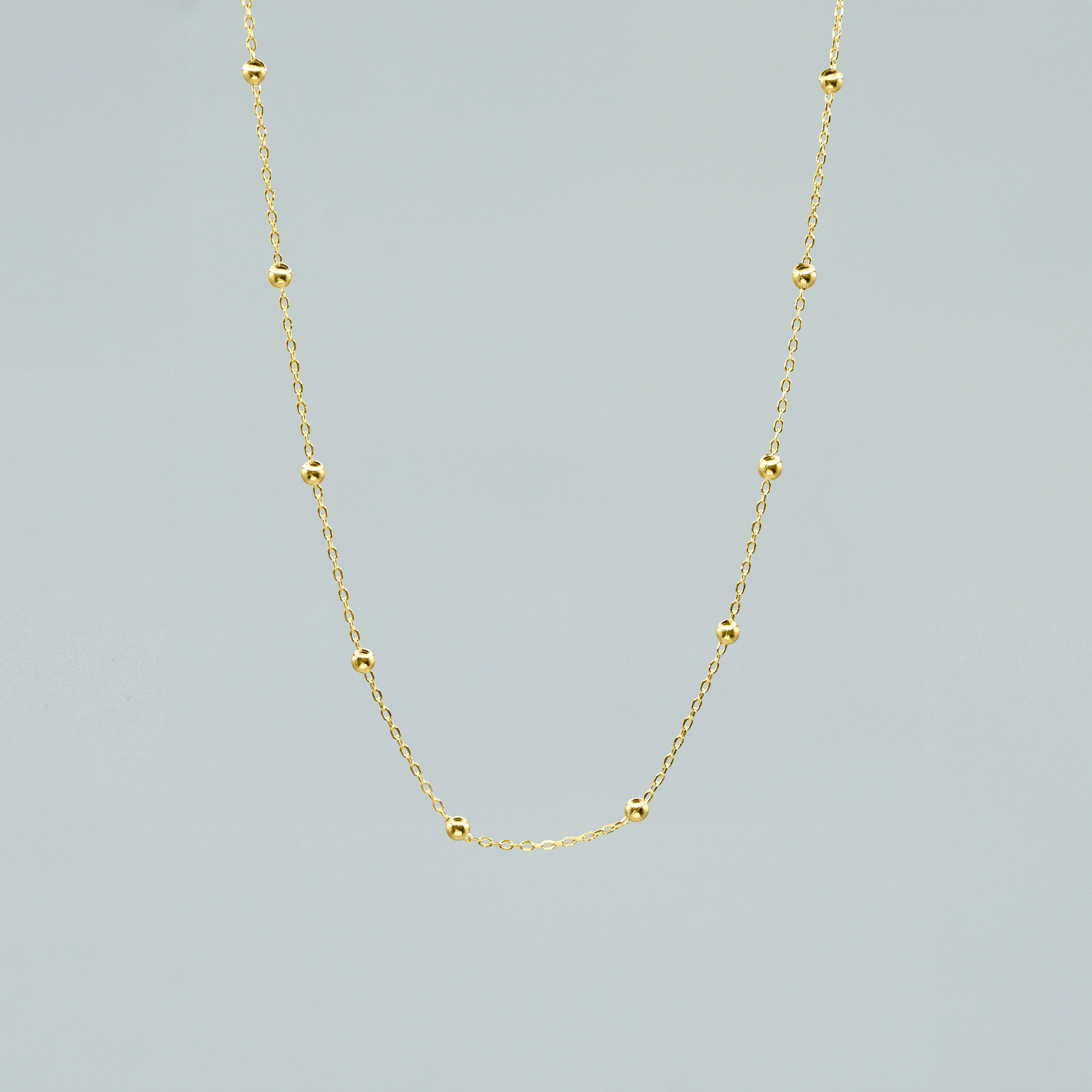 Collana "Milky Way" in Argento 925 – con Finitura Dorata