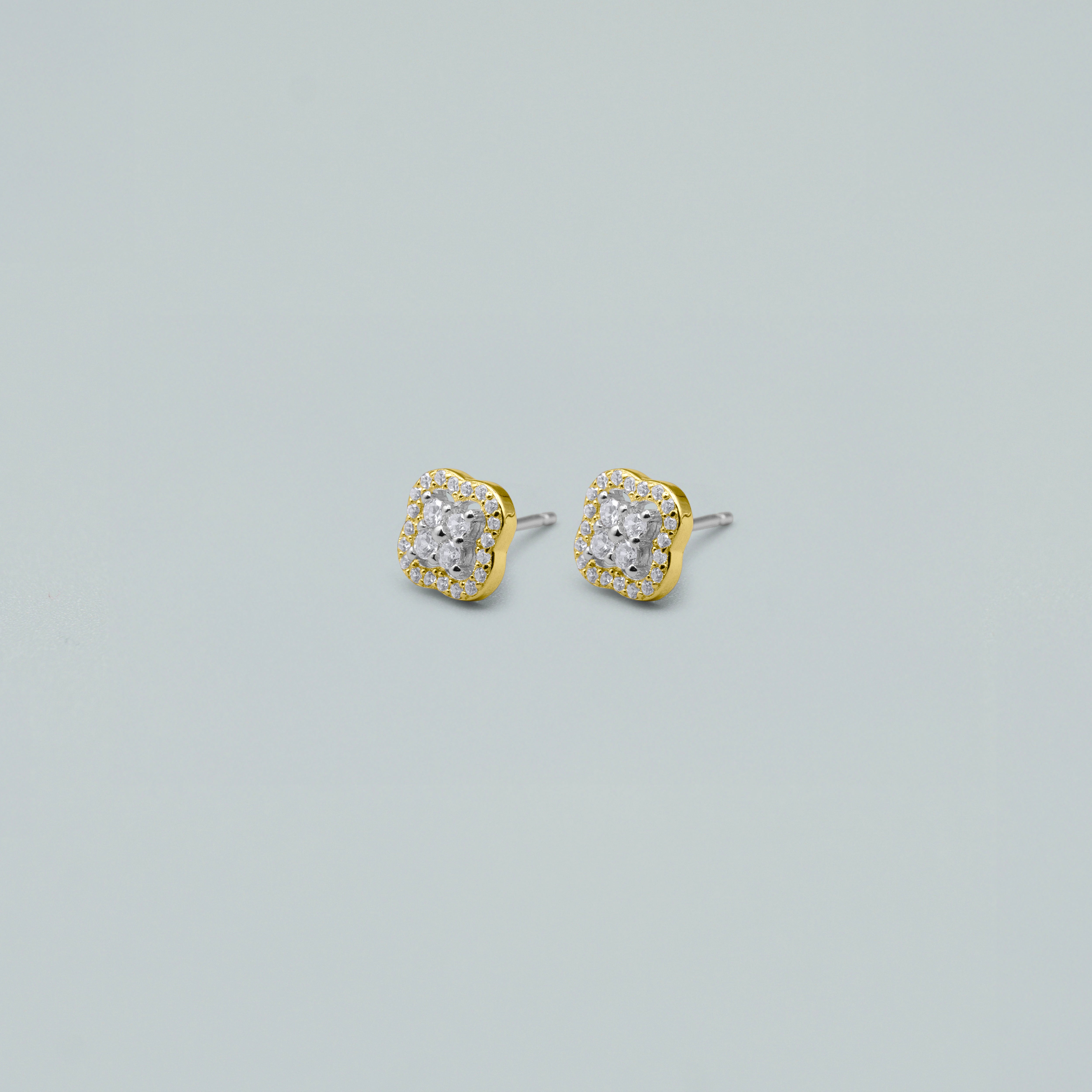 Orecchini "Regal Glow"- Argento 925  Bicolore