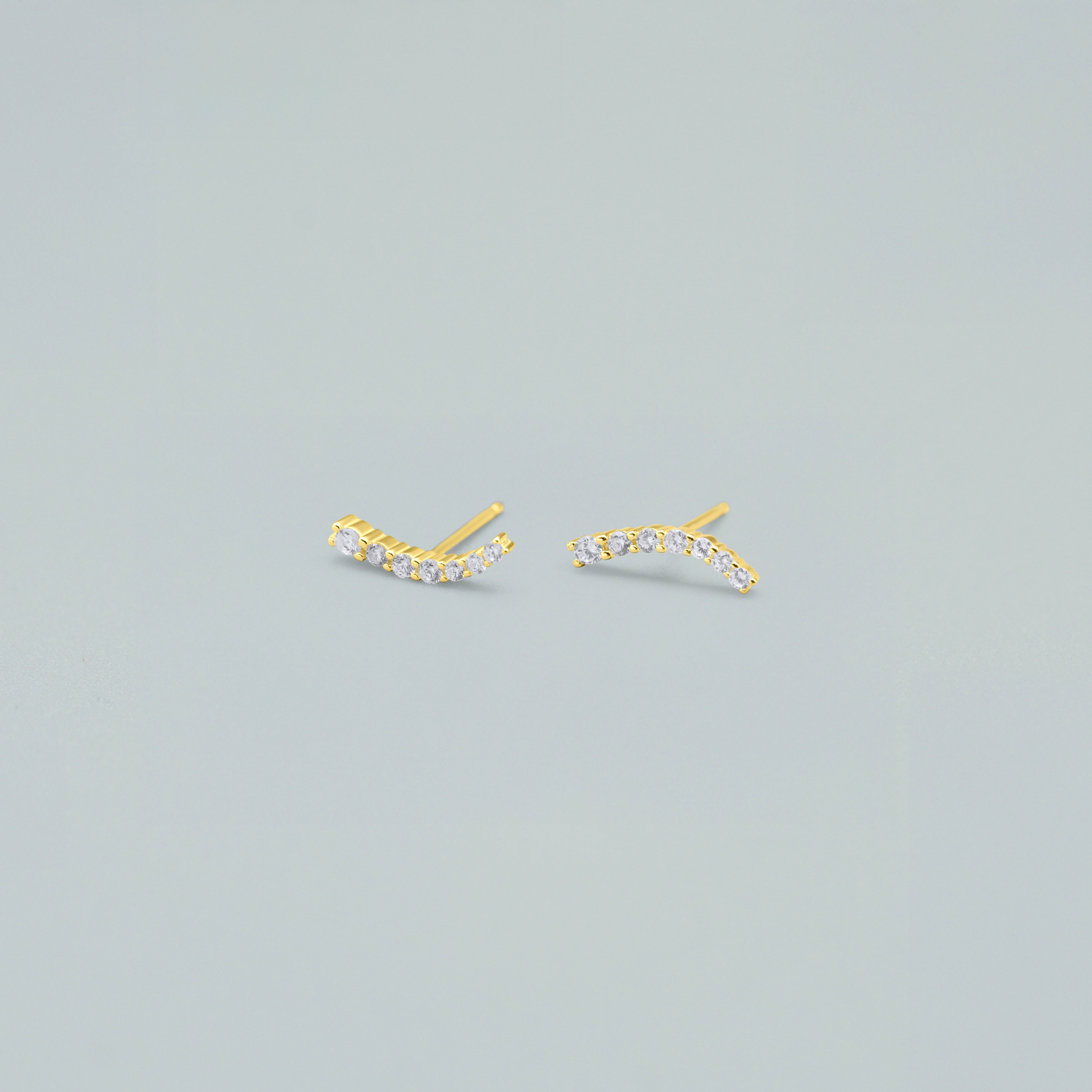 Orecchini "Seven Stars" - Argento 925 con Finitura Dorata