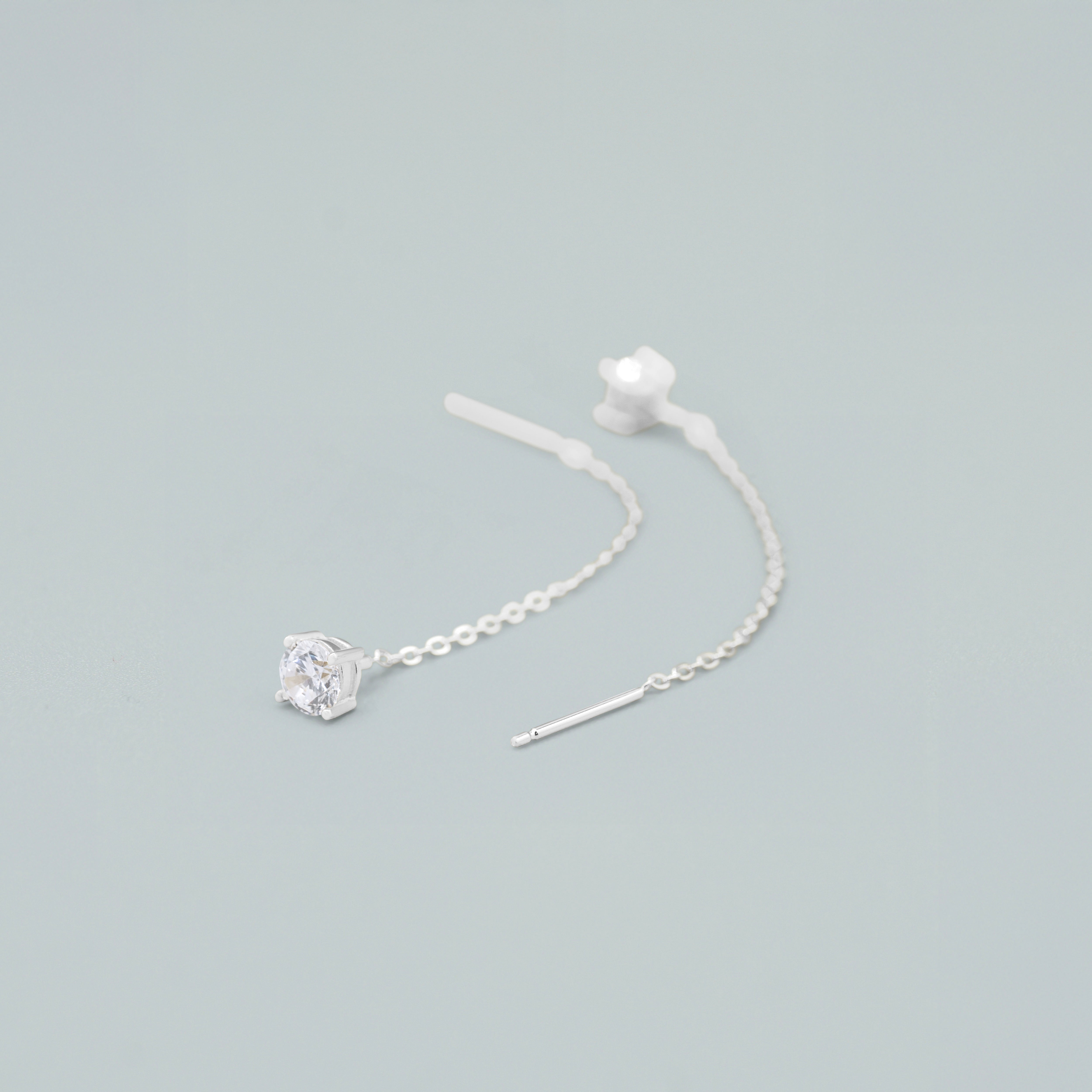 Orecchini "Threads"- Argento 925