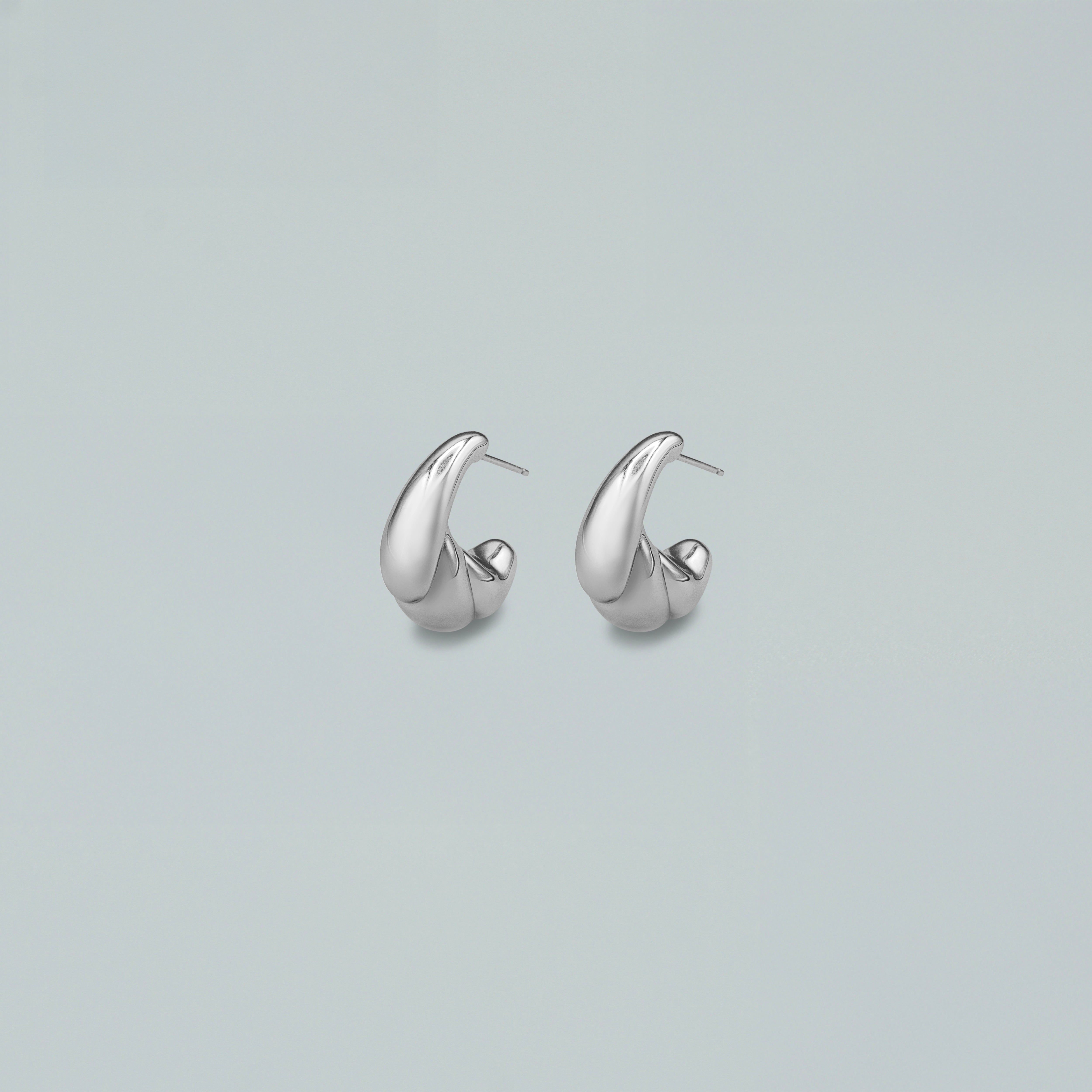 Orecchini "Croissant"- Argento 925
