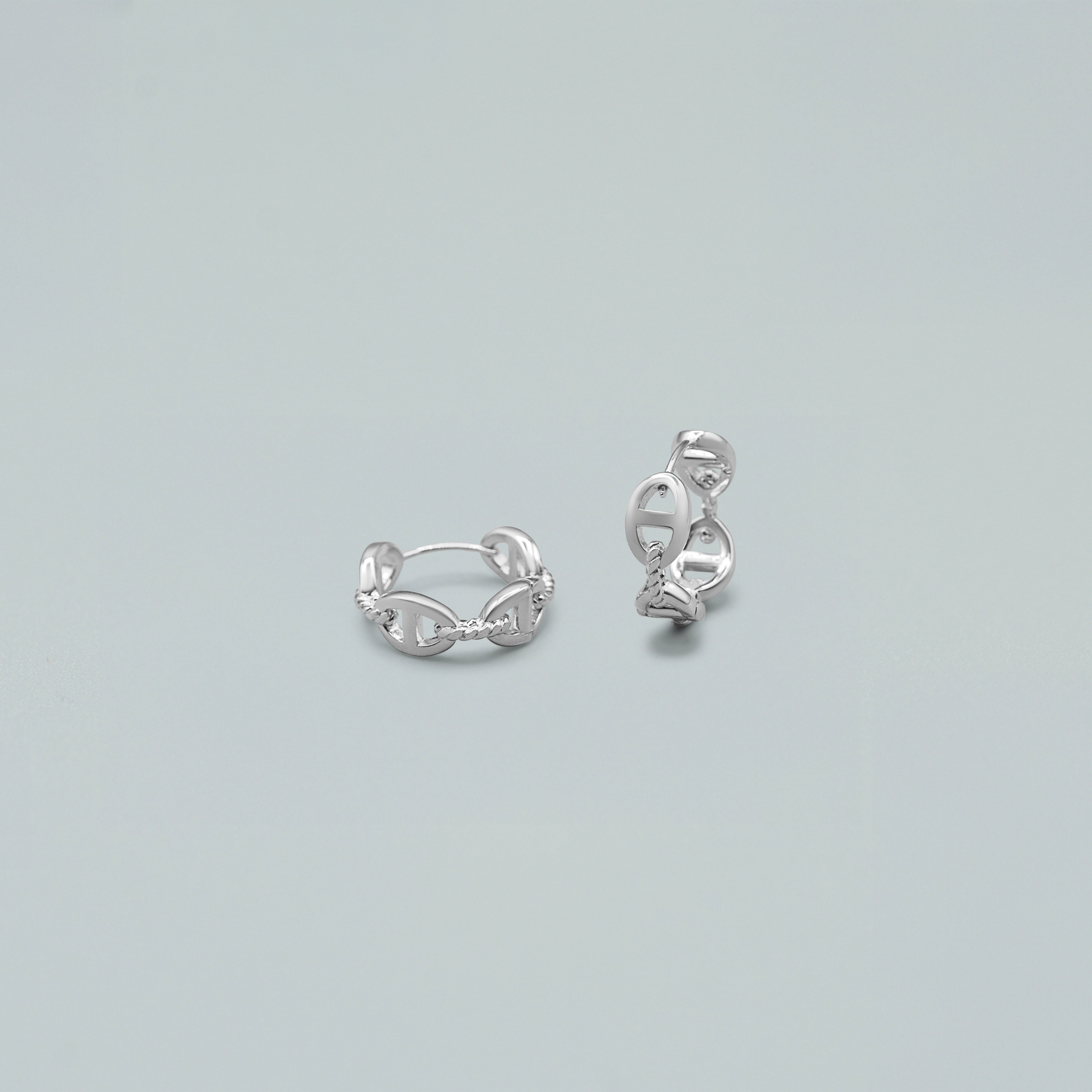 Orecchini "Sailor’s Knot"- Argento 925