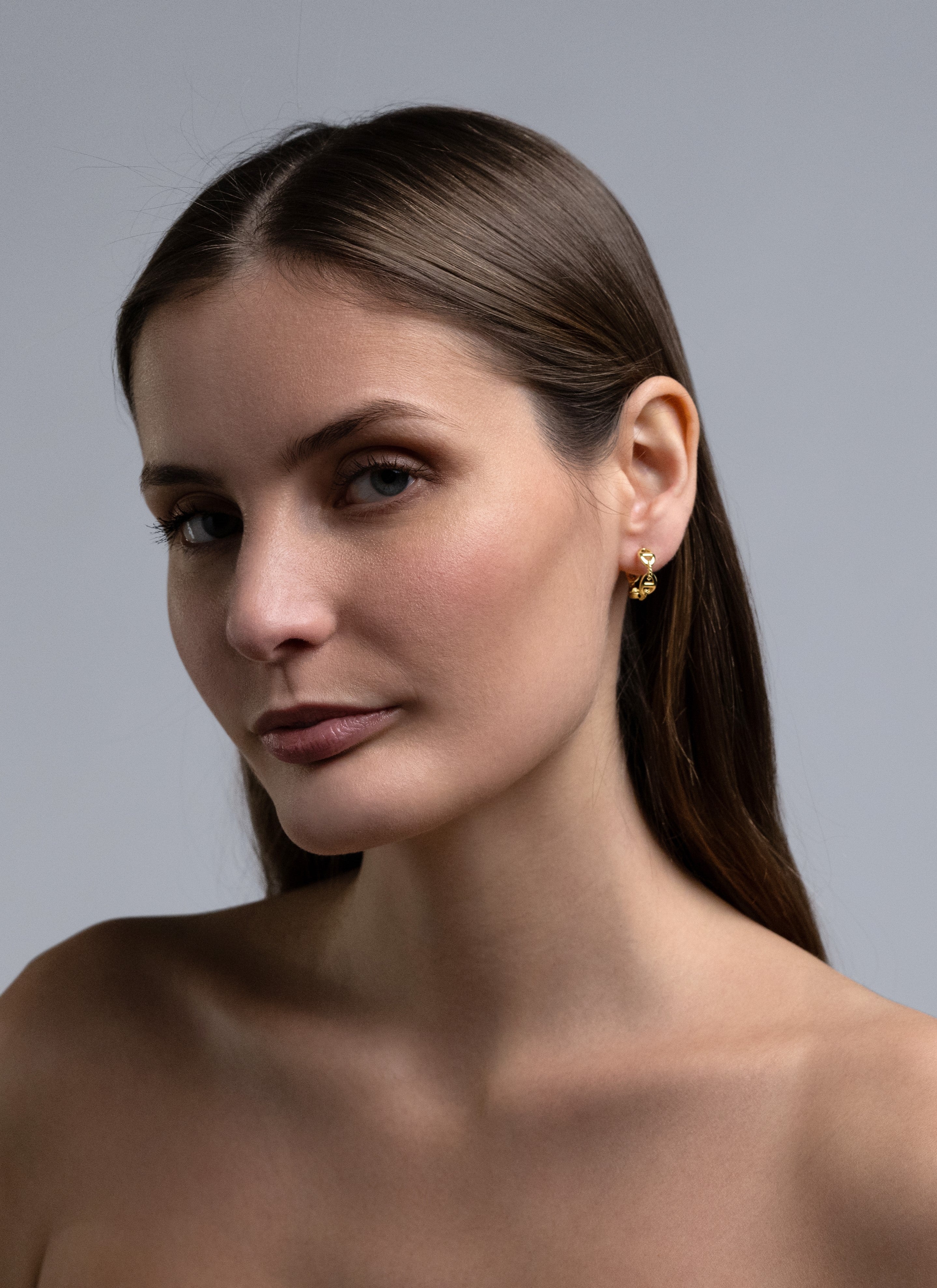 Orecchini "Sailor's Knot" - Argento 925 con Finitura Dorata