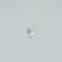 Anello "Regal Glow" – Argento 925 Bicolore