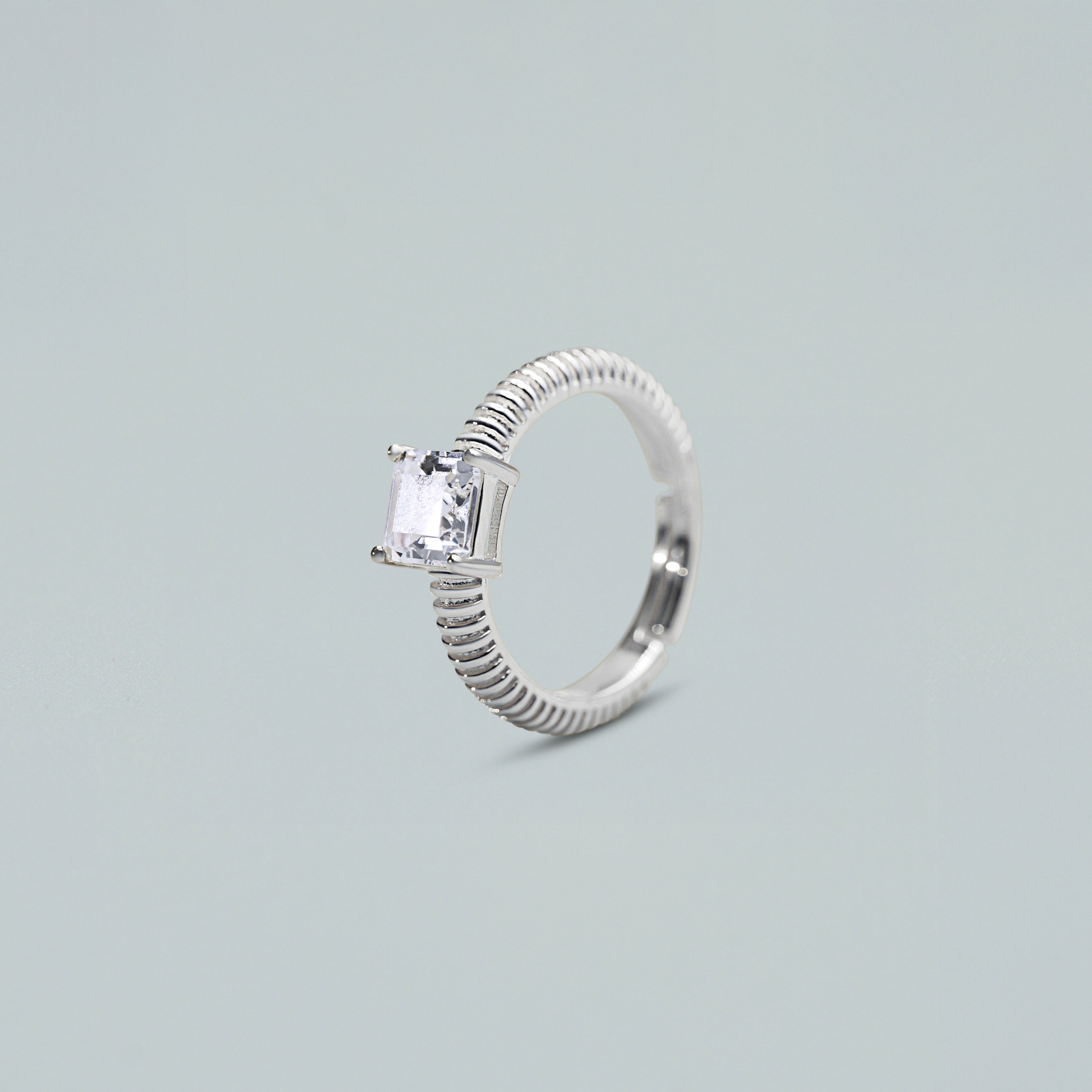 Anello "Timeless Glow" – Argento 925