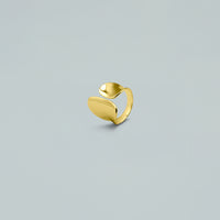 Anello "Aura" – Argento 925 con Finitura Dorata