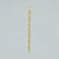 Bracciale "Chained" in Argento 925 con Finitura Dorata
