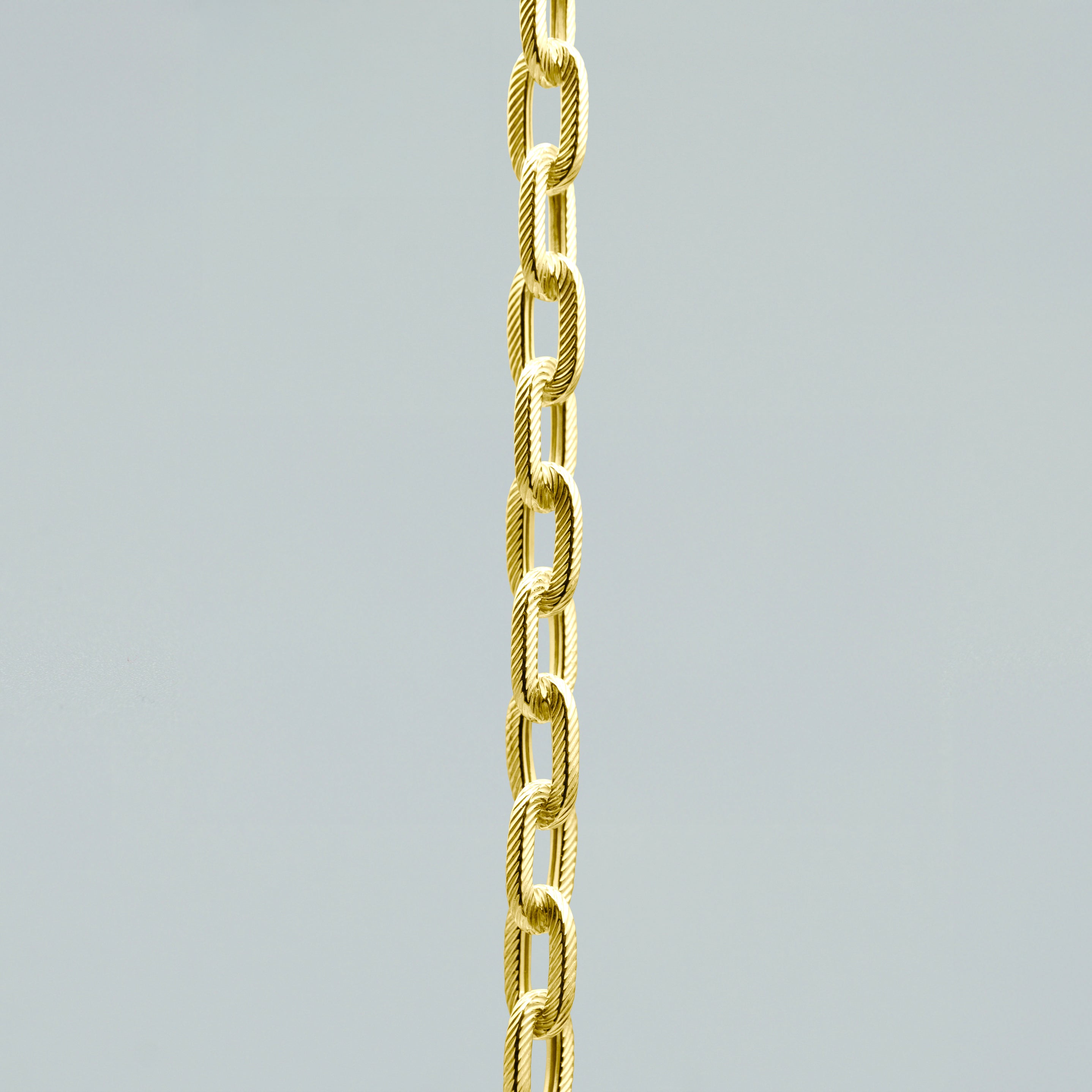 Bracciale "Chained" in Argento 925 con Finitura Dorata