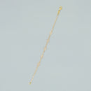 Bracciale "Golden Spark" – Argento 925 con Finitura Dorata
