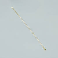 Bracciale "Mini Tennis" Argento 925 con Finitura Dorata