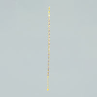 Bracciale "Maxi Tennis" con Finitura Dorata