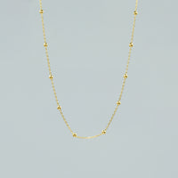 Collana "Milky Way" in Argento 925 – con Finitura Dorata