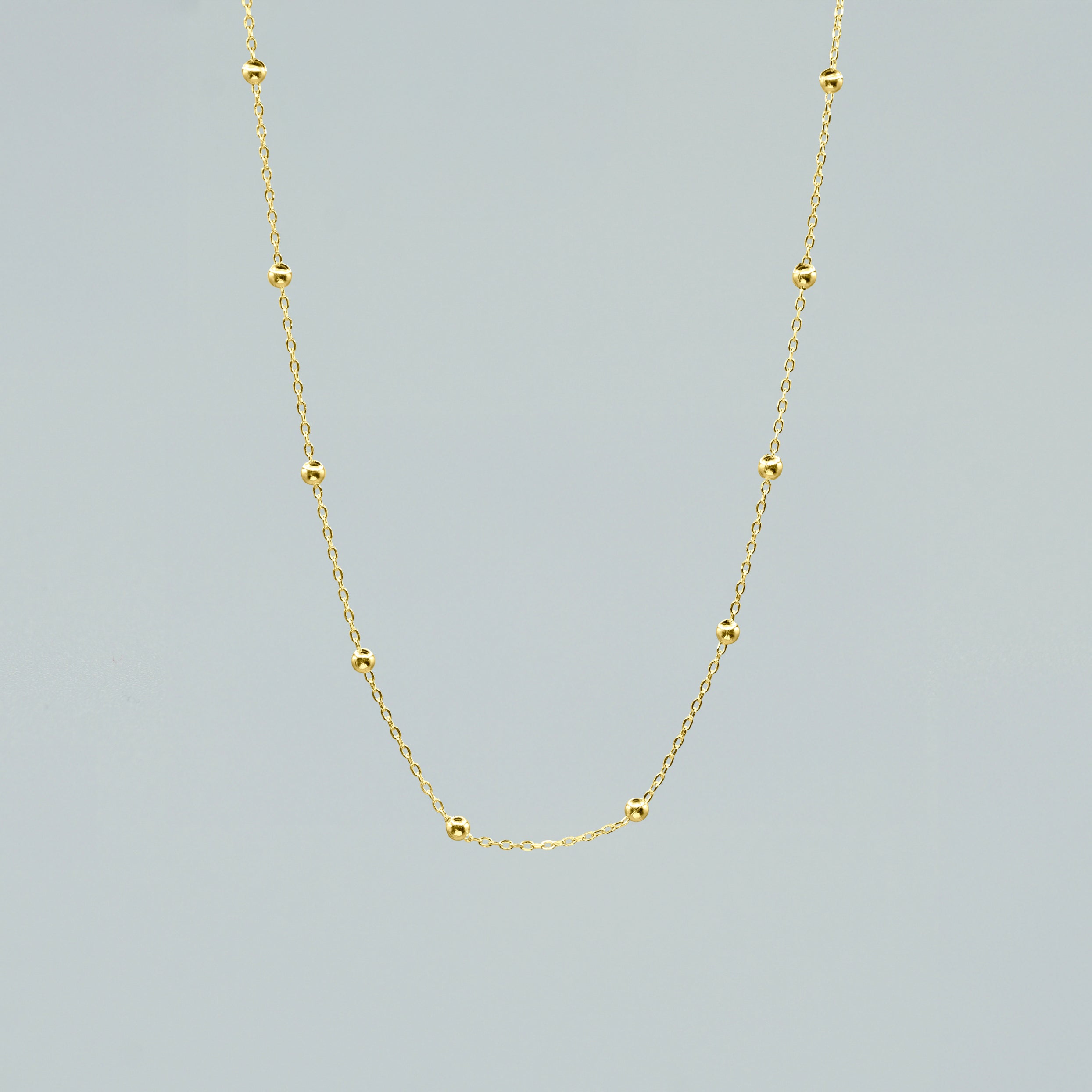 Collana "Milky Way" in Argento 925 – con Finitura Dorata