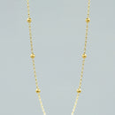 Collana "Milky Way" in Argento 925 – con Finitura Dorata
