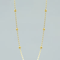 Collana "Milky Way" in Argento 925 – con Finitura Dorata