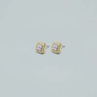 Orecchini "Regal Glow"- Argento 925  Bicolore