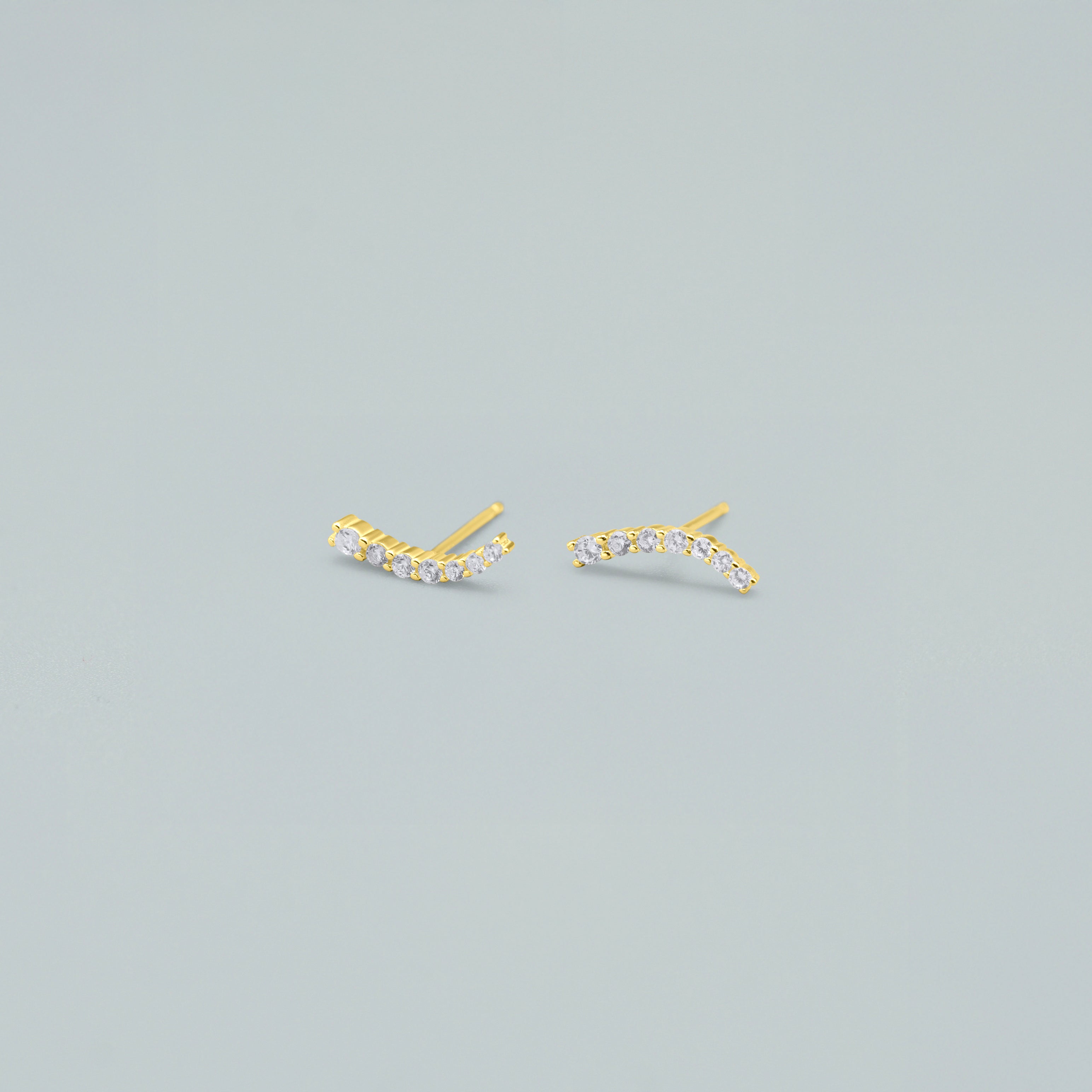 Orecchini "Seven Stars" - Argento 925 con Finitura Dorata