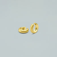 Ear Cuff "Donuts"- Argento 925 con Finitura Dorata