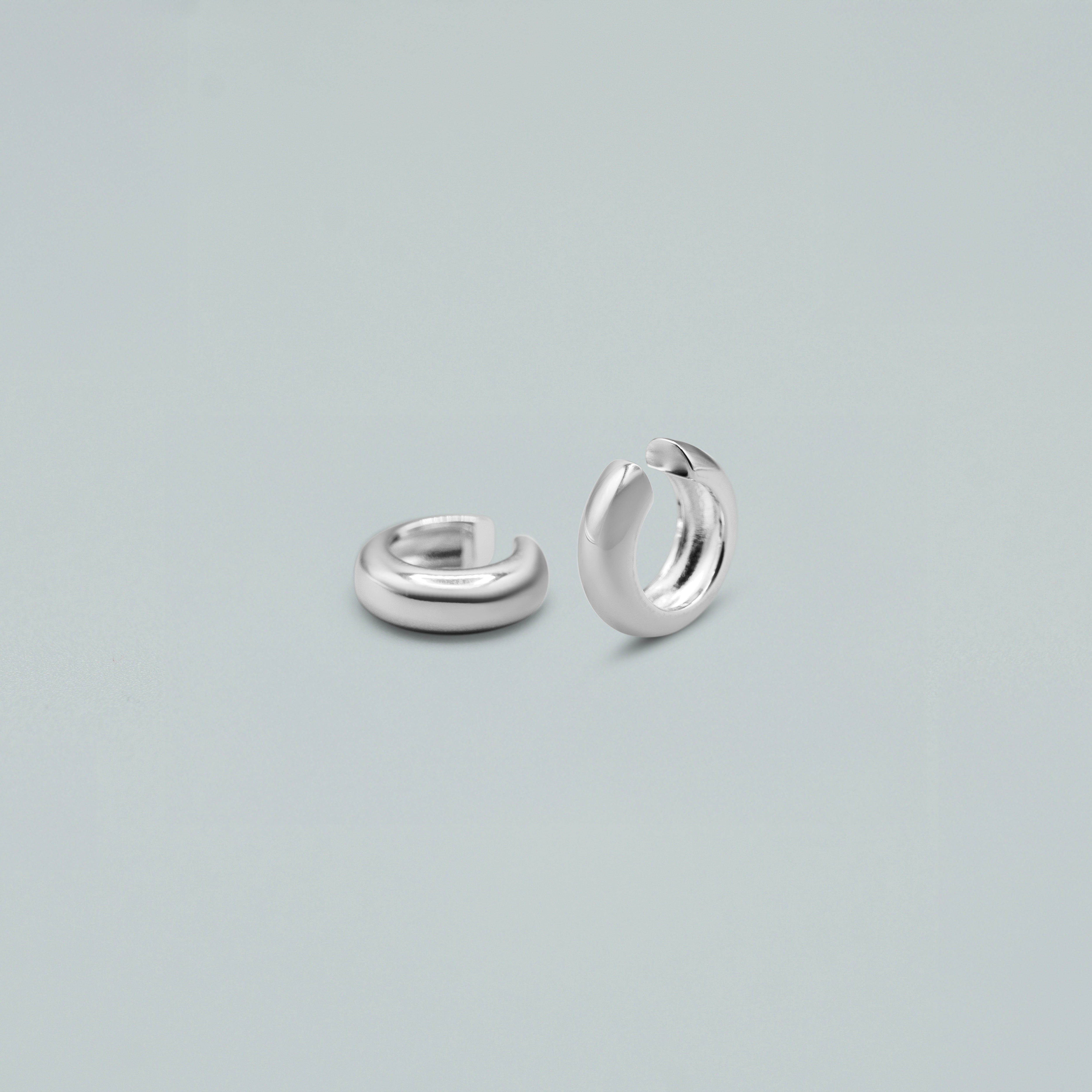 Ear Cuff "Donuts"- Argento 925