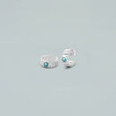 Ear Cuff "Blue Eye"- Argento 925