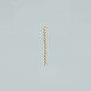 Orecchini "Thunder"- Argento 925 con Finitura Dorata