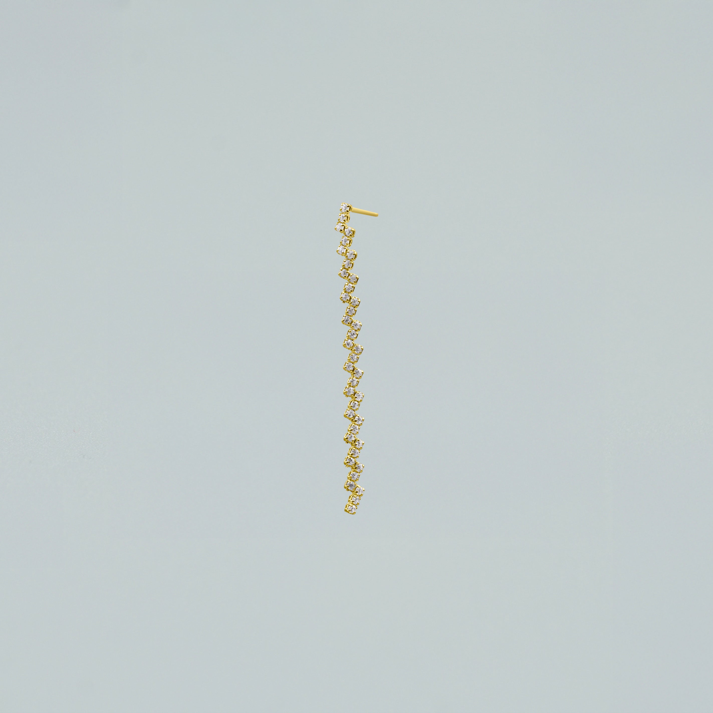 Orecchini "Thunder"- Argento 925 con Finitura Dorata