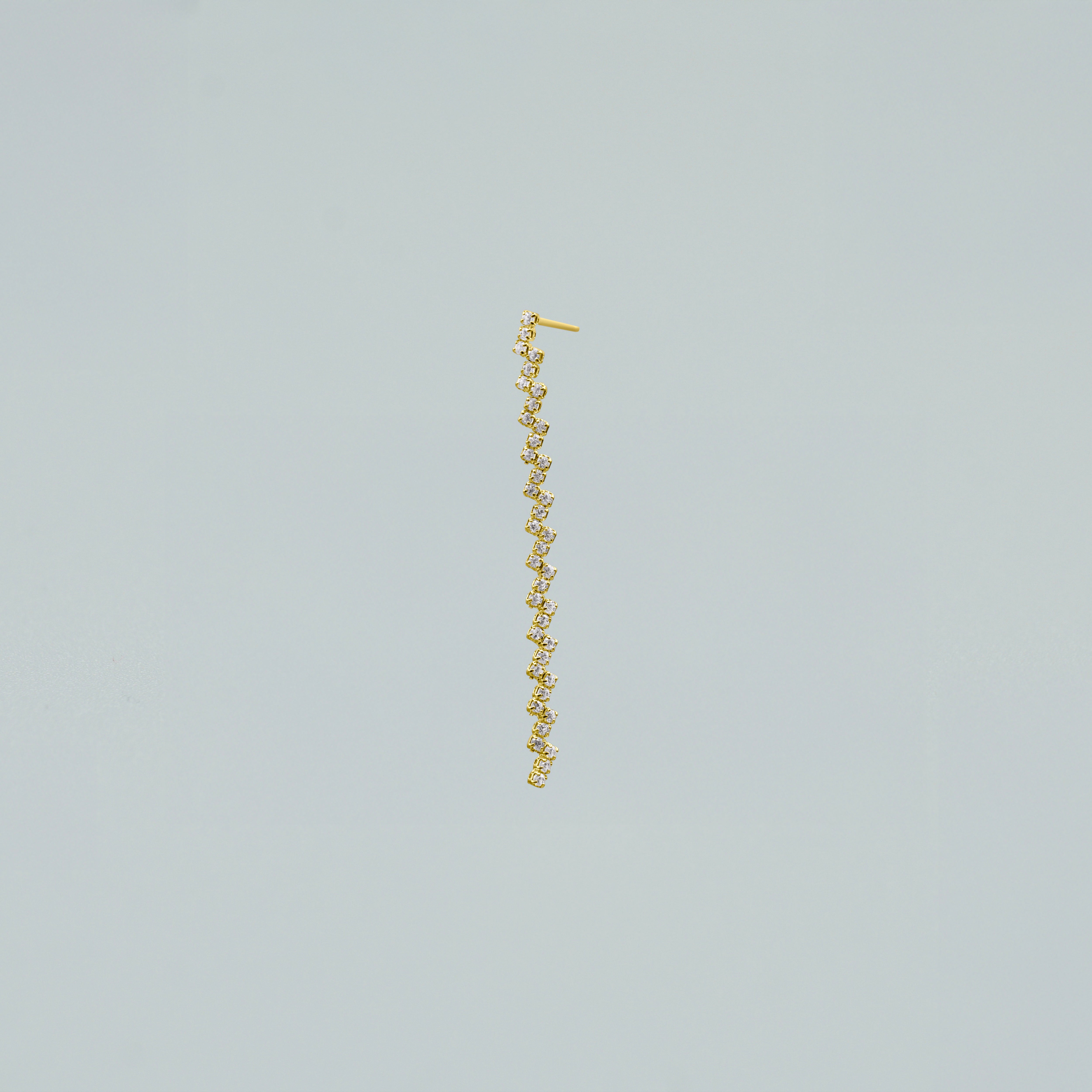 Orecchini "Thunder"- Argento 925 con Finitura Dorata