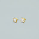 Orecchini "Lucky Pearl" - Argento 925 con Finitura Dorata