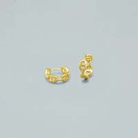 Orecchini "Sailor's Knot" - Argento 925 con Finitura Dorata