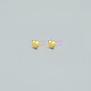 Orecchini "Lil heart"- Argento 925 con Finitura Dorata
