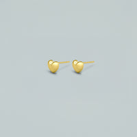 Orecchini "Lil heart"- Argento 925 con Finitura Dorata