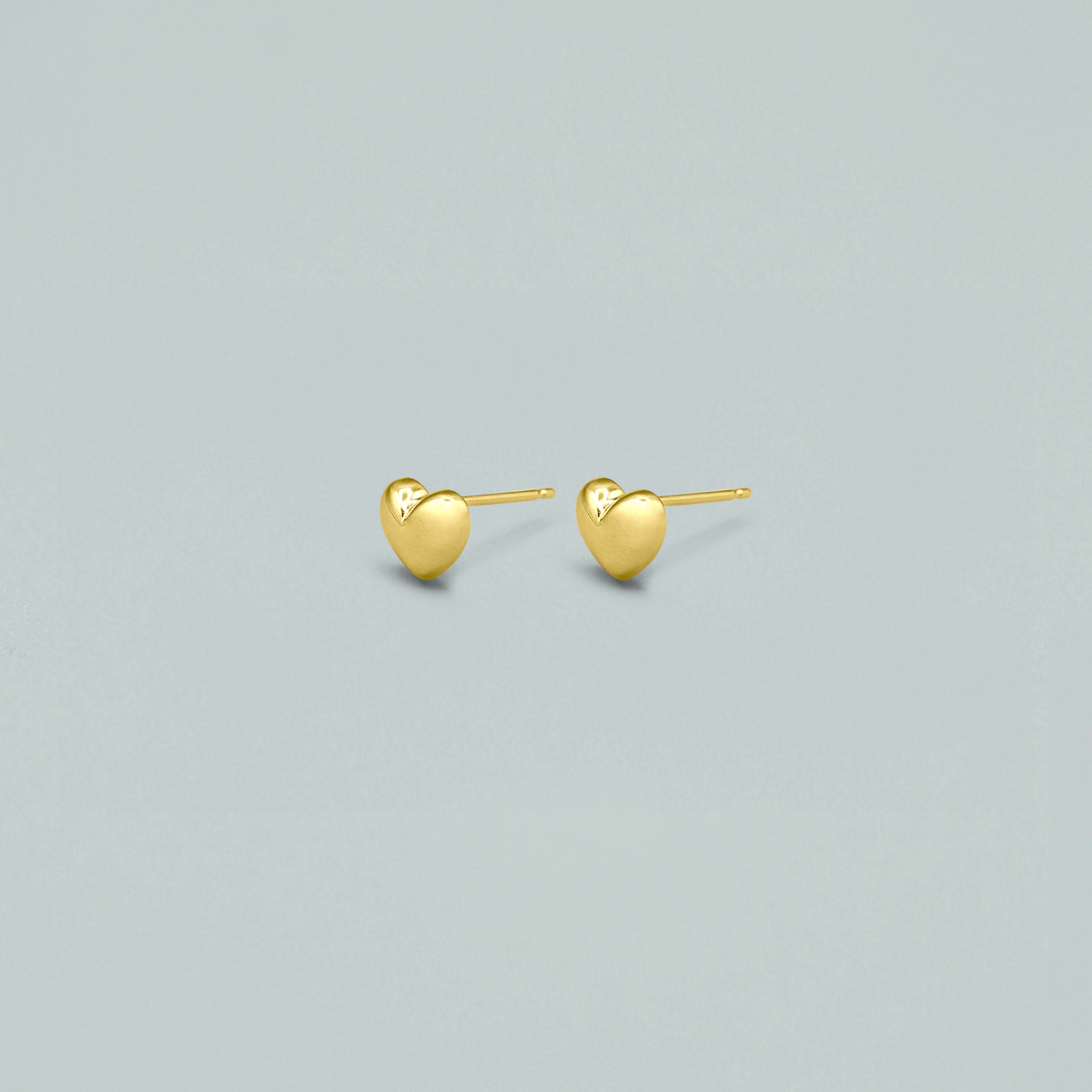 Orecchini "Lil heart"- Argento 925 con Finitura Dorata