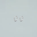 Orecchini "Swoosh"- Argento 925