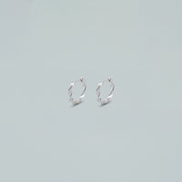 Orecchini "Swoosh"- Argento 925